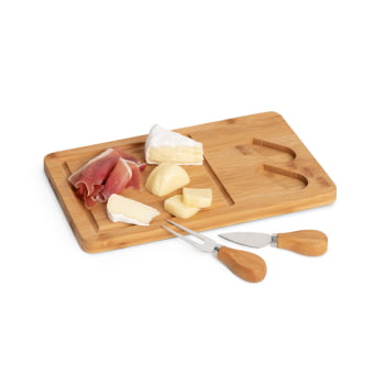 Kit Queijo Personalizado 3 Peças Caixa Kraft SP93830 Brindes Personalizados