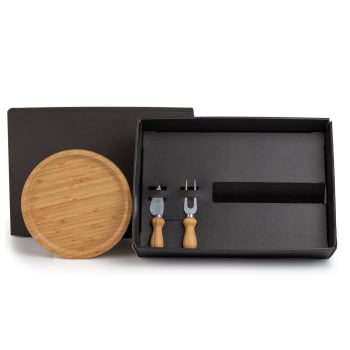 Kit Queijo Personalizado 3 Peças  SMKT-90249 Brindes Personalizados