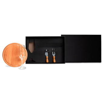 Kit Queijo Personalizado 4 Peças  SMKT-90347 Brinde Personalizado