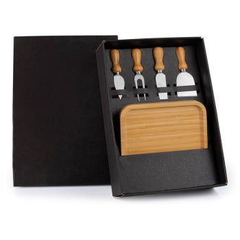 Kit Queijo Personalizado 5 Peças  SMKT-90246 Brinde Personalizado