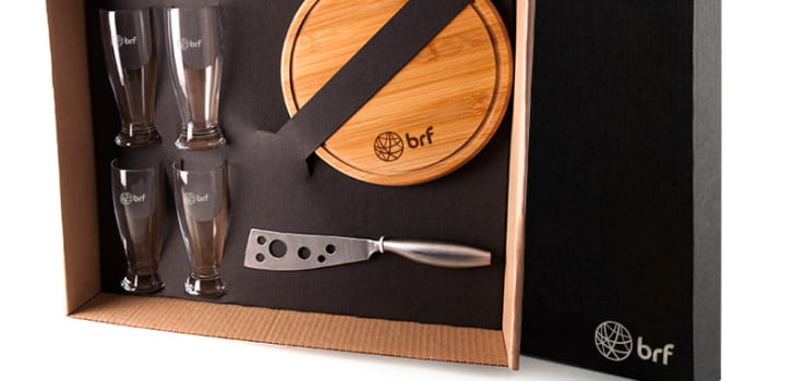 Kit Queijo Personalizado 6 Peças  SMKT-90012 Brindes Personalizados