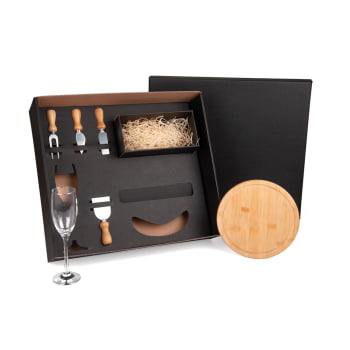 Kit Queijo Personalizado 6 Peças  SMKT-90025 Brindes Personalizados