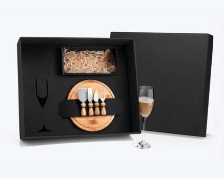 Kit Queijo Personalizado 6 Peças  SMKT-90025 Brindes Personalizados