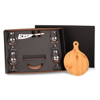 Kit Queijo Personalizado 6 Peças  SMKT-90121 Brindes Personalizados