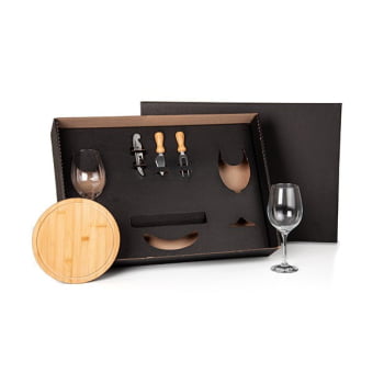 Kit Queijo Personalizado 6 Peças  SMKT-90207 Brindes Personalizados