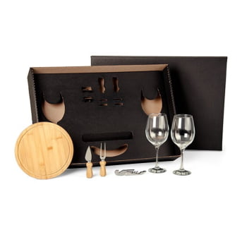 Kit Queijo Personalizado 6 Peças  SMKT-90207 Brindes Personalizados