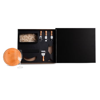 Kit Queijo Personalizado 6 Peças  SMKT-90339 Brindes Personalizados