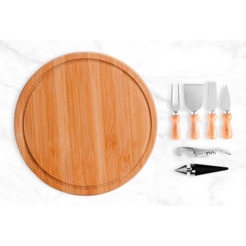 Kit Queijo Personalizado 7 Peças  SMKT-90020 Brindes Personalizados