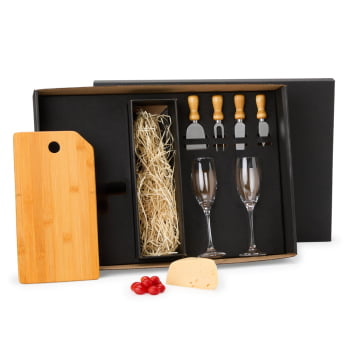 Kit Queijo Personalizado 7 Peças  SMKT-90197 Brinde Personalizado