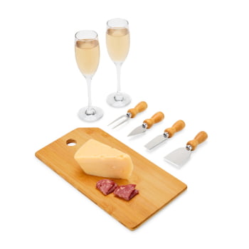 Kit Queijo Personalizado 7 Peças  SMKT-90197 Brinde Personalizado