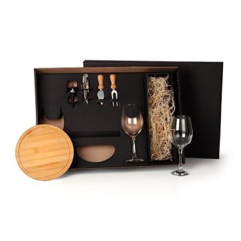 Kit Queijo Personalizado 7 Peças  SMKT-90208 Brinde Personalizado