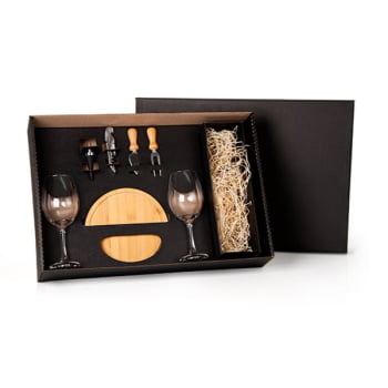 Kit Queijo Personalizado 7 Peças  SMKT-90208 Brinde Personalizado