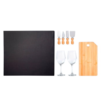 Kit Queijo Personalizado 7 Peças  SMKT-9032Q Brinde Personalizado
