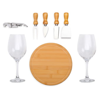Kit Queijo Personalizado 8 Peças  SMKT-90003 Brinde Personalizado