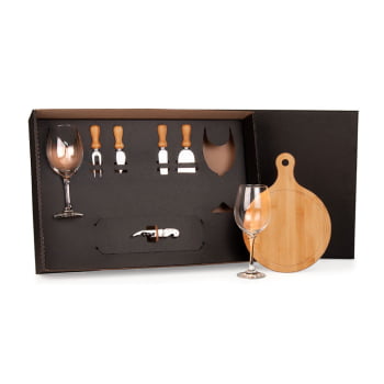 Kit Queijo Personalizado 8 Peças  SMKT-90106 Brinde Personalizado