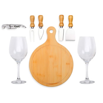 Kit Queijo Personalizado 8 Peças  SMKT-90106 Brinde Personalizado