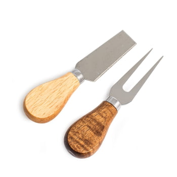 Kit Queijo Personalizado com Caixa 3 Peças X18629 Brinde Personalizado