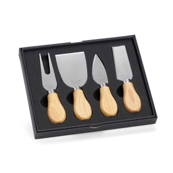 Kit Queijo Personalizado com Caixa 4 Peças X06222 Brinde Personalizado
