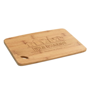 Tábua de Queijos Personalizada 30x20 cm Bambu SP93880 Brinde Personalizado