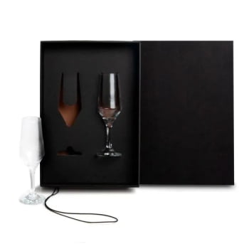 Kit Taças Personalizada Vidro 186 ML SMVI-08722 Brindes Personalizados