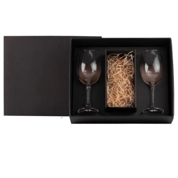Kit Taças Personalizada Vidro 490 ML SMVI-28612 Brindes Personalizados