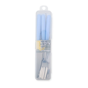 Kit Talheres Personalizado Metal e Plástico 3 Peças X18860 Brinde Personalizado