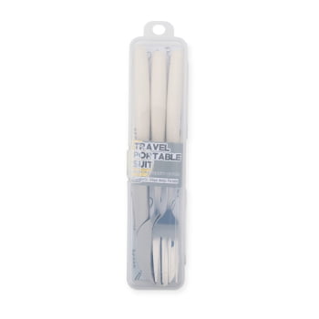 Kit Talheres Personalizado Metal e Plástico 3 Peças X18860 Brinde Personalizado