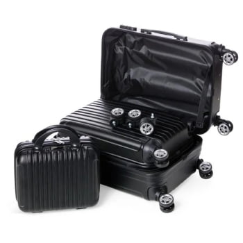 Kit Viagem Personalizado ABS  3 Peças SMMA-05321 Brinde Personalizado