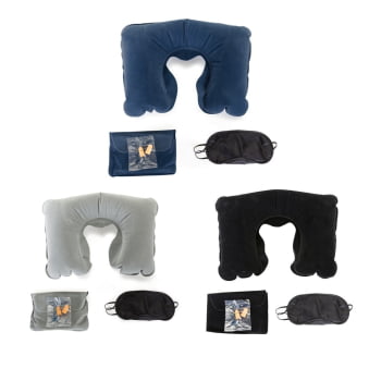 Kit Viagem Personalizado ZipLock 3 Peças X12480 Brinde Personalizado