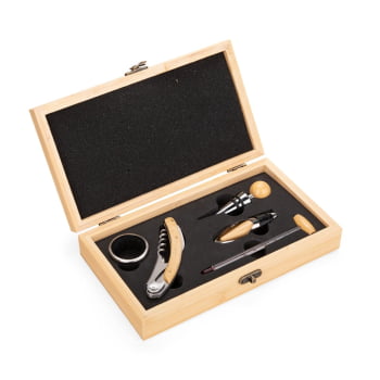 Kit Vinho Personalizado 5 Peças X19131 Brinde Personalizado
