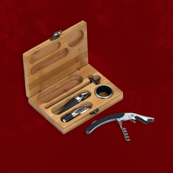 Kit Vinho Personalizado 6 Peças SMPV-00843 Brinde Personalizado