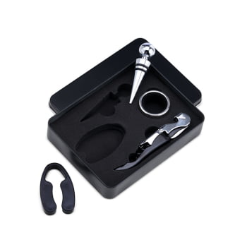 Kit Vinho Personalizado 7 Peças SMKT-90376 Brinde Personalizado