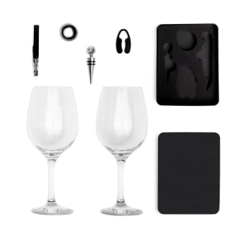 Kit Vinho Personalizado 7 Peças SMKT-90376 Brinde Personalizado