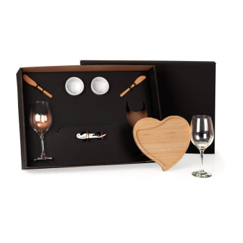 Kit Vinho Personalizado 8 Peças SMKT-90006 Brindes Personalizados
