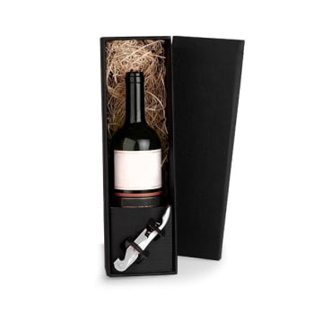 Kit Vinho Personalizado Abridor de Vinho SMPV-01570 Brinde Personalizado