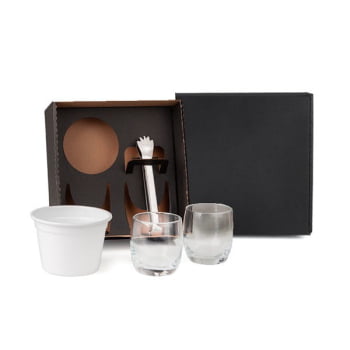 Kit Whisky Personalizado 4 Peças SMKT-90225 Brindes Personalizados