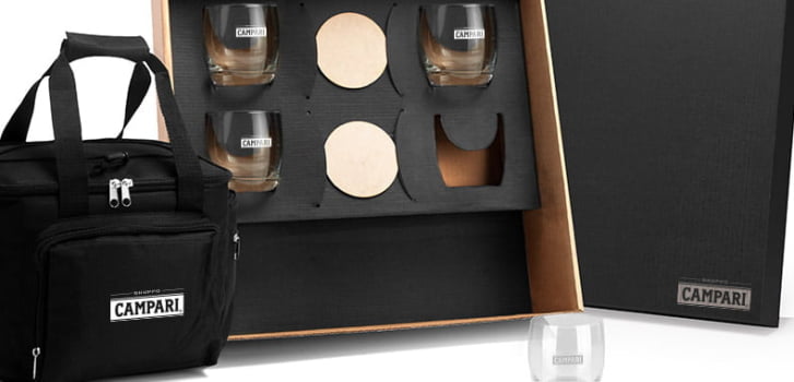 Kit Whisky Personalizado 9 Peças Com Bolsa Térmica SMKT-90081 Brindes Personalizados