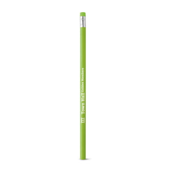 Lápis Personalizado com Borracha HB SP51736 Brinde Personalizado