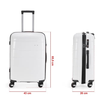 Mala Personalizada Plástico (Casca Dura) 64L X06068 Brinde Personalizado