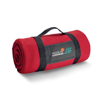 Manta Personalizada Tecido Polar SP99074 Brinde Personalizado