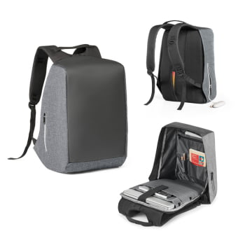 Mochila para Notebook Sistema Antiroubo Personalizada MSP92176 Brinde Personalizado