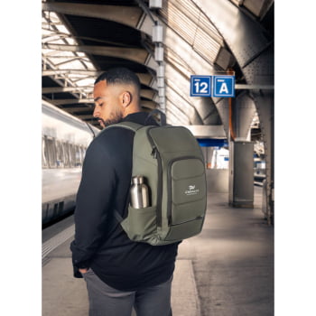 Mochila para Notebook Sustentável 100% rPET Personalizada MSP92193 Brinde Personalizado