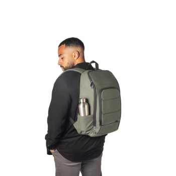 Mochila para Notebook Sustentável 100% rPET Personalizada MSP92193 Brinde Personalizado