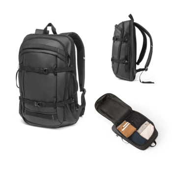 Mochila para Notebook Sustentável 100% rPET Personalizada MSP92363 Brinde Personalizado