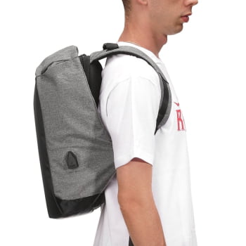 Mochila Personalizada Antiroubo Poliéster - 29L X01306 Brinde Personalizado