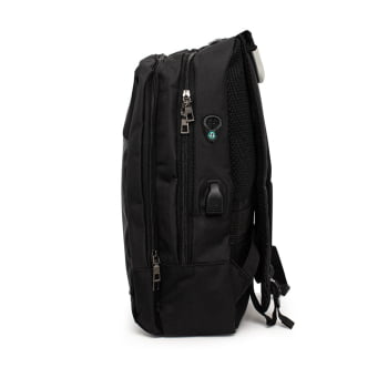Mochila Personalizada Antiroubo Poliéster USB X14185B Brindes Personalizados