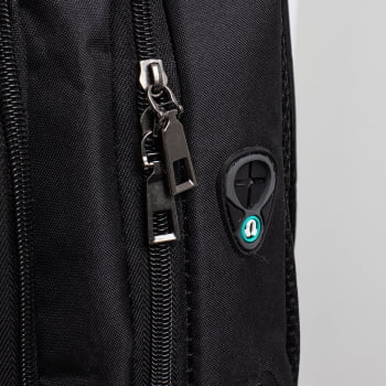 Mochila Personalizada Antiroubo Poliéster USB X14185B Brindes Personalizados