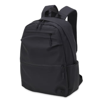 Mochila Personalizada Com Plaquinha Metálica Couro Sintético 30L X05008 Brinde Personalizado