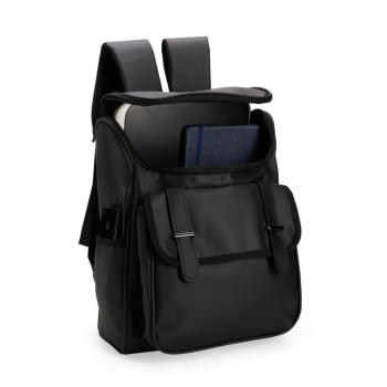 Mochila Personalizada Couro Sintético 18 Litros X08173B Brinde Personalizado