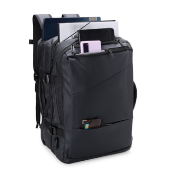 Mochila Personalizada Couro Sintético 36 Litros X08084 Brinde Personalizado